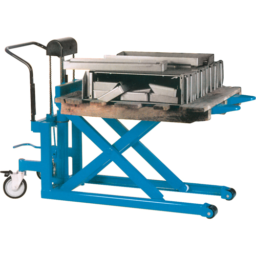 Hydraulic Skid Scissor Lift/Table, 42-1/2" L x 27" W, Steel, 2200 lbs. Capacity Cantin et fils