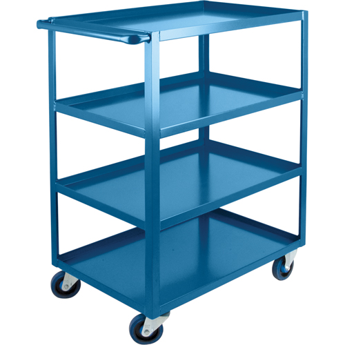 Chariots &agrave; tablettes robustes, 4 Tiers, 24" la x 48" h x 39" p, Capacit&eacute; 1200 lb Cantin et fils