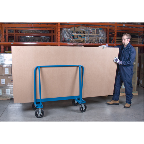 Chariots pour panneaux en placopl&acirc;tre, 44" x 24" x 44", Capacit&eacute; 2000 lb Cantin et fils