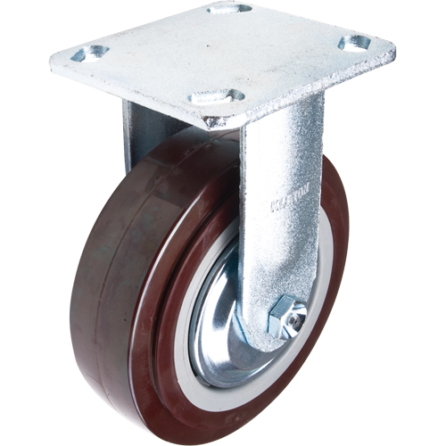 Caster, Rigid, 6" (152.4 mm), Polyurethane, 850 lbs. (385 kg.) Cantin et fils