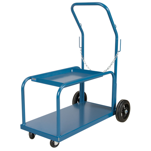 Mini-MIG Welding Cart, Rubber Wheels, 18" W x 36" L Base, 1000 lbs. Cantin et fils