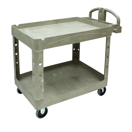 Heavy Duty Utility Cart - 4520-88, 2 Tiers, 25-1/4" x 39" x 44", 500 lbs. Capacity Cantin et fils