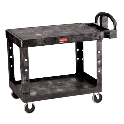 Flat Shelf Heavy Duty Utility Cart - 4525-00, 2 Tiers, 25-7/8" x 33-3/10" x 43-9/10", 500 lbs. Capacity Cantin et fils