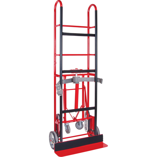 Diable de calibre industriel pour &eacute;lectrom&eacute;nagers, Acier, Capacit&eacute; 850 lb, 24" la x 66" h Cantin et fils
