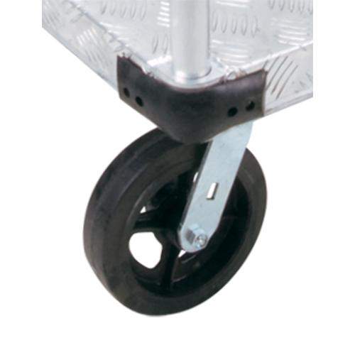 Chariots &agrave; plateforme en aluminium, 24" la x 36" lo, 2000 lb cap, Roues Caoutchouc moul&eacute; Cantin et fils