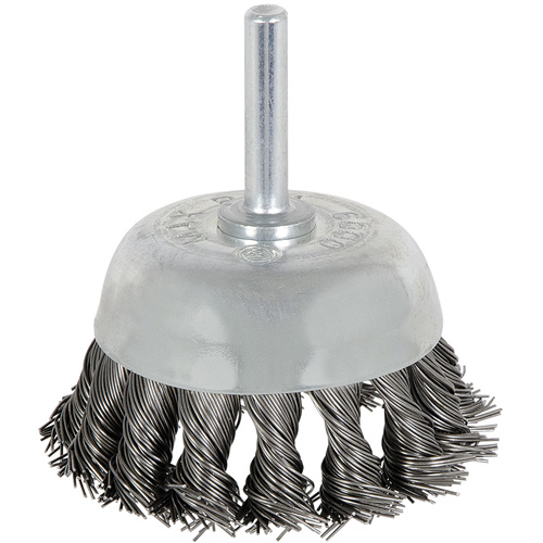 8046 Shaft Mounted Knot Twisted Cup Brush, 1-1/8" Dia. Cantin et fils