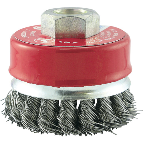 CKB2201T Knotted Cup Brush, 2-3/4" Dia. x 5/8"-11 Arbor Cantin et fils