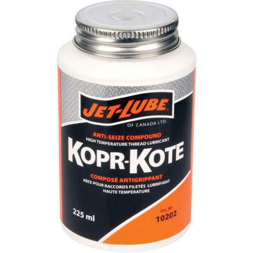 Kopr-Kote&reg; Oilfield Tool Joint & Drill Collar Compound, 225 ml, Brush Top Can, 450°F (232°C) Max. Temp Cantin et fils