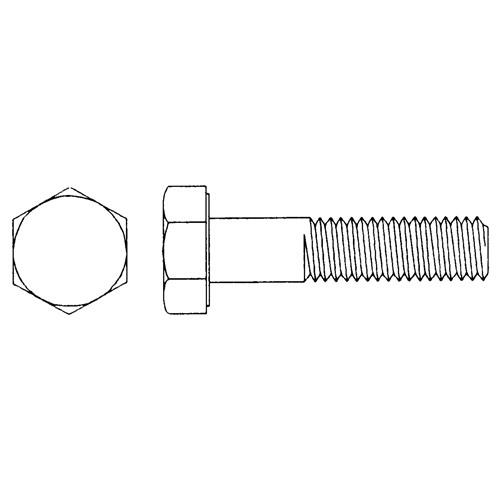Hex Cap Screw, 1/2"-13 Dia., 2" L, Stainless Steel, Coarse, Grade 18-8 Stainless Steel Cantin et fils