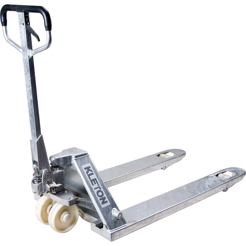 Manual Pallet Trucks, Galvanized, 42" L x 27" W, 5500 lbs. Capacity Cantin et fils