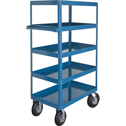 Shelf Carts , 5 Tiers, 24" W x 65" H x 36" D, 900 lbs. Capacity Cantin et fils