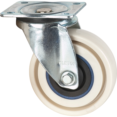 Sandwich Casters, Swivel, 4" (101.6 mm), Nylon, 440 lbs. (199.58 kg.) Cantin et fils