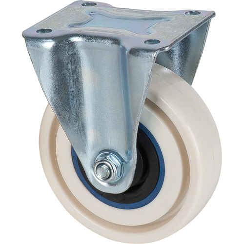 Roulettes sandwich, Fixe, 5" (127 mm), Nylon, 440 lb (199,58 kg) Cantin et fils