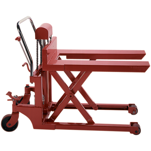 L&egrave;ve-palette &agrave; ciseaux, 44" lo x 27" la, Acier, Capacit&eacute; de 1100 lb Cantin et fils