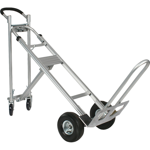 Three-Position Spartan III Convertible Hand Truck, Aluminum, 750 lbs. Capacity Cantin et fils
