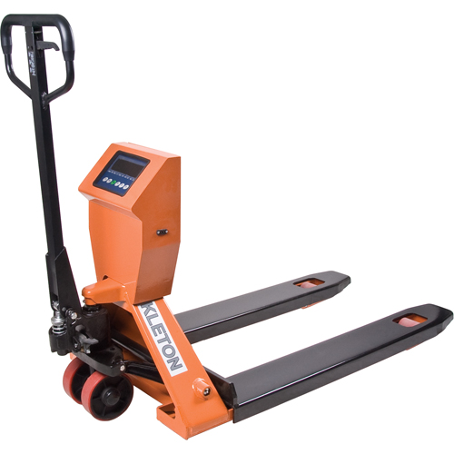 Digital Scale Pallet Truck, 44.5" L x 27" W, 4400 lbs. Cap. Cantin et fils