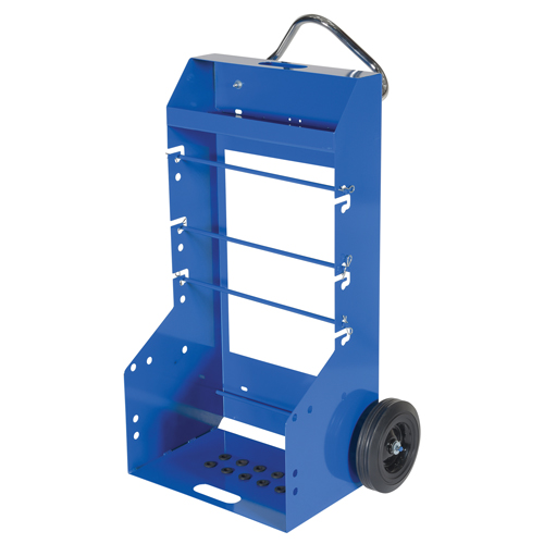 Portable Wire Reel Caddy, Steel, 4 Rod, 29" W x 47-5/16" H x 21-7/8" D, 300 lbs. Capacity Cantin et fils