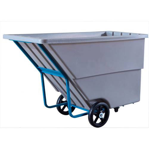 Tilt Truck, Polyethylene, 1.1 cu. yd., 1250 lbs. Load Capacity Cantin et fils