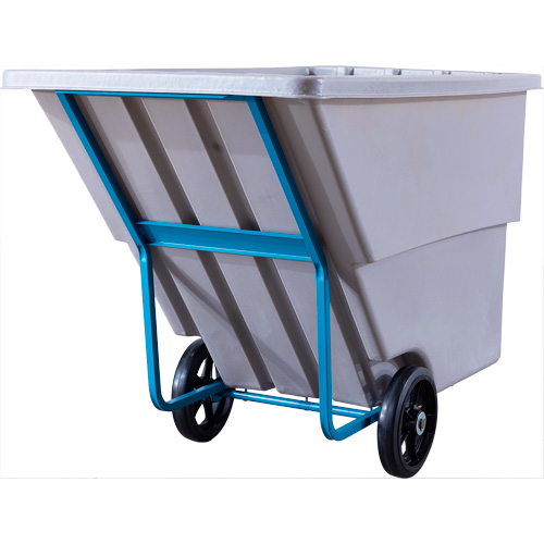 Tilt Truck, Polyethylene, 1.1 cu. yd., 1250 lbs. Load Capacity Cantin et fils