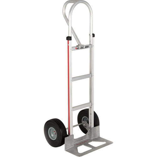 Straight Back Hand Truck, P-Handle Handle, Aluminum, 52" Height, 500 lbs. Capacity Cantin et fils