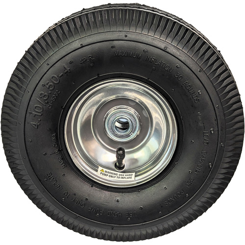 Roue pneumatique de rechange pour diable, 10" (254 mm), Capacit&eacute; de 350 lb Cantin et fils