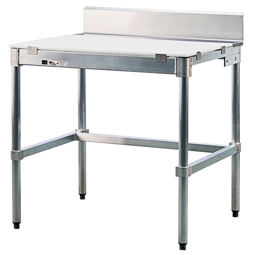 &eacute;tabli avec dessus en poly, 96" la x 30" p x 35-1/2" h, Capacit&eacute; 1000 lb Cantin et fils