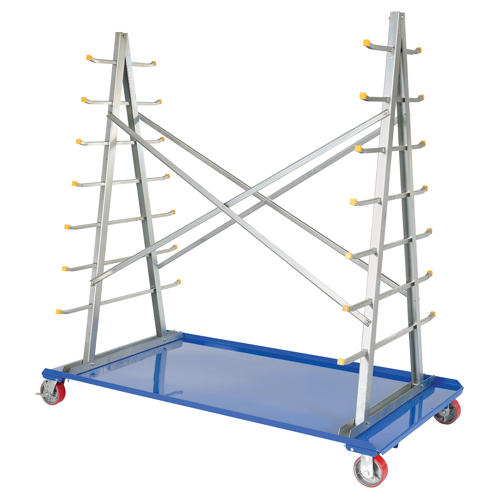 A-Frame Bar & Pipe Cart, Steel, 36-3/4" W x 73-3/4" D x 72-1/2" H, 2000 lbs. Capacity Cantin et fils