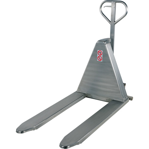 Pallet Lift Table, 45" L x 26-3/4" W, Stainless Steel, 2000 lbs. Capacity Cantin et fils