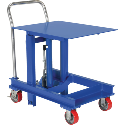 Table &eacute;l&eacute;vatrice, 30" lo x 24" la, Acier, Capacit&eacute; 2000 lb Cantin et fils