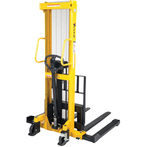 Manual Hydraulic Stacker, Hand Pump Operated, 2000 lbs. Capacity, 35" Max Lift Cantin et fils