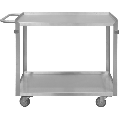 Industrial Grade Shelf Cart, 2 Tiers, 22-1/2" W x 34" H x 42-7/16" D, 600 lbs. Capacity Cantin et fils