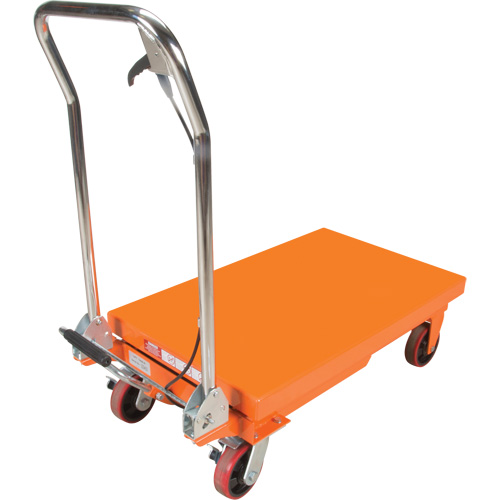 Table &eacute;l&eacute;vatrice &agrave; ciseaux hydraulique, 32" lo x 19-3/4" la, Acier, Capacit&eacute; 1100 lb Cantin et fils