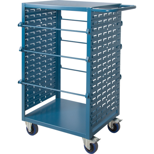 Chariot mobile pour mat&eacute;riaux bobin&eacute;s, Acier, 6 Montants, 21" la x 48" h x 38" p, Capacit&eacute; de 1200 lb Cantin et fils
