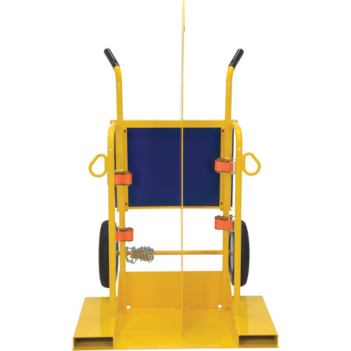 Welding Cylinder Torch Cart, Foam-Filled Wheels, 24" W x 19-1/2" L Base, 500 lbs. Cantin et fils
