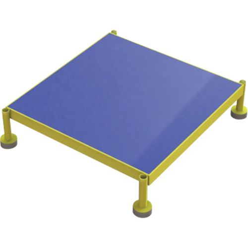 Plateforme de travail en une &eacute;tape &agrave; hauteur r&eacute;glable, 24" la x 24" pr, Capacit&eacute; de 800 lb, Enti&egrave;rement soud&eacute; Cantin et fils