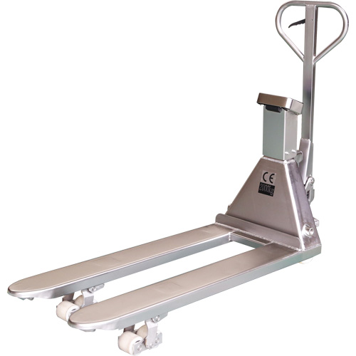 Transpalette avec balance Eco, 48" lo x 27" la, Capacit&eacute; de 4400 lb Cantin et fils