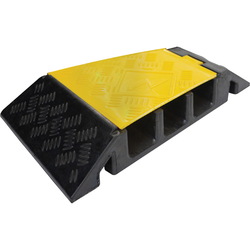 Protecteur de c&acirc;ble tourne-&agrave;-droite robuste Powerhouse, 3 canaux, 12" lo x 19,75" la x 3" h Cantin et fils