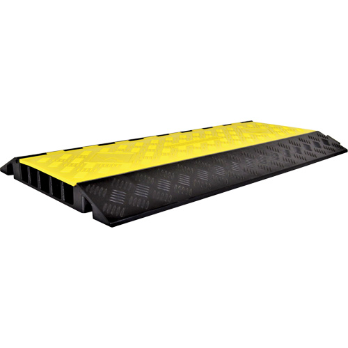Powerhouse Heavy-Duty Straight Cable Protector, 5 Channels, 36" L x 19.75" W x 2.25" H Cantin et fils