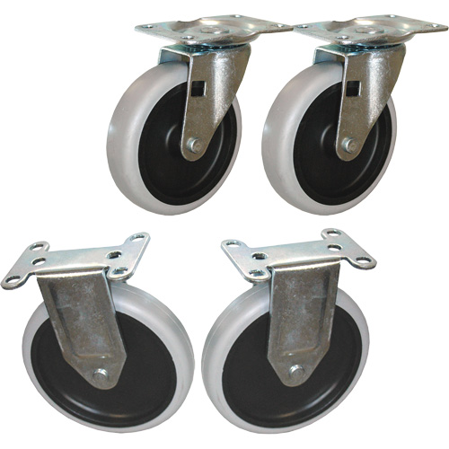 Flat Shelf Cart Caster Kit Cantin et fils