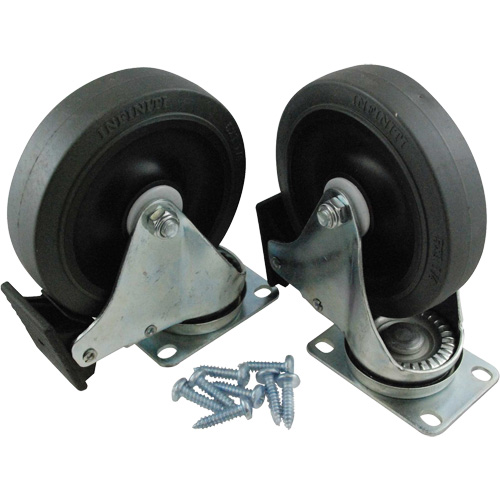 Trousse de roulettes pour contenants &agrave; d&eacute;chets mobile Mega Brute Cantin et fils