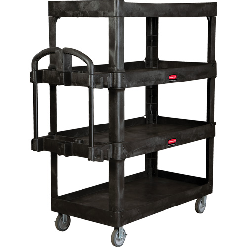 Heavy-Duty Ergo Utility Cart, 4 Tiers, 24-1/4" x 62-2/5" x 54-1/10", 700 lbs. Capacity Cantin et fils