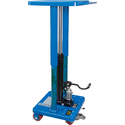 Table de travail hydraulique, 18'' lo x 18'' la, Acier, Capacit&eacute; 500 lb Cantin et fils