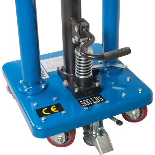 Table de travail hydraulique, 18'' lo x 18'' la, Acier, Capacit&eacute; 500 lb Cantin et fils
