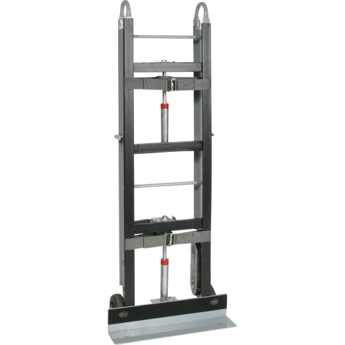 Diable pour &eacute;lectrom&eacute;nagers et machines distributrices, Aluminium, Capacit&eacute; 550 lb, 24" la x 61" h Cantin et fils