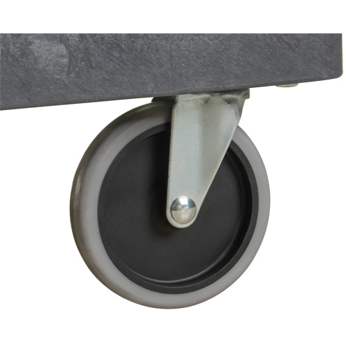 Chariot utilitaire pour l'entretien, 2 tiers, 24-5/8" x 32-1/2" x 40", Capacit&eacute; 550 lb Cantin et fils