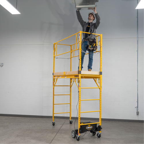 Syst&egrave;me de motorisation pour &eacute;chafaudage Climb-N-Go Cantin et fils
