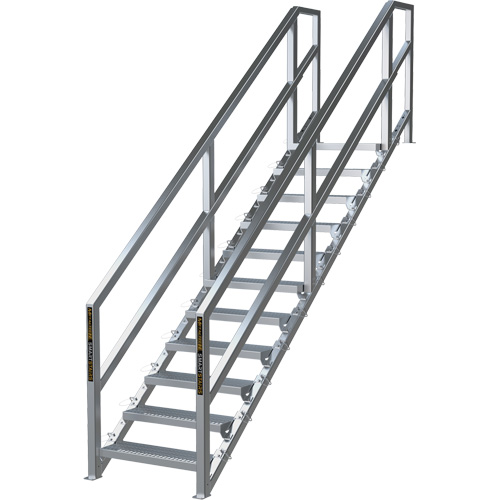 Syst&egrave;me d'escalier modulaire pour la construction de 11-16 marches SmartStairs, 120" ha Cantin et fils