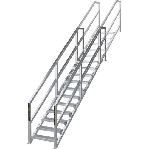 Syst&egrave;me d'escalier modulaire pour la construction de 11-16 marches SmartStairs, 120" ha Cantin et fils