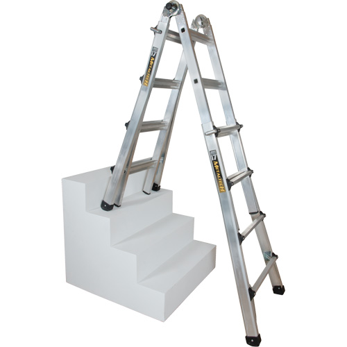 &eacute;chelle t&eacute;lescopique multifonction, Aluminium, 300 lb, CSA calibre 1A Cantin et fils