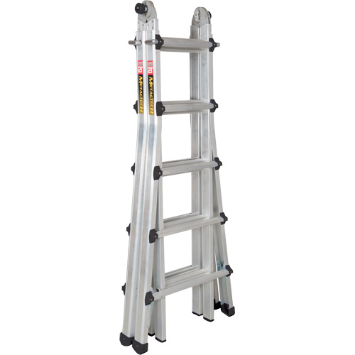 Telescoping Multi-Position Ladder, Aluminum, 300 lbs., CSA Grade 1A Cantin et fils